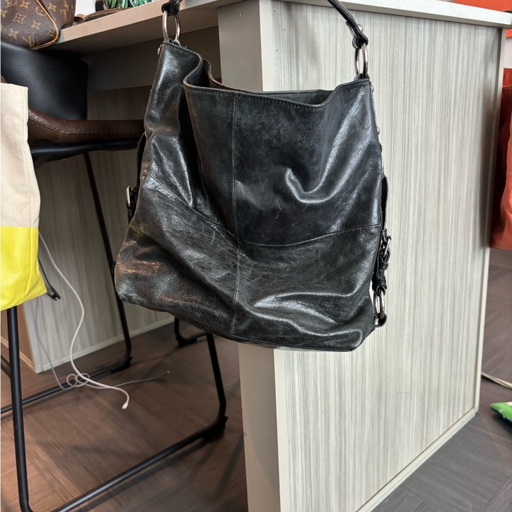 HOBO Black and Pink Leather Bag